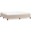 vidaXL Giroletto senza Materasso Cappuccino 200x200 cm in Similpelle