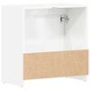 vidaXL Mobile da Bagno Bianco Lucido 60x33x61 cm in Legno Multistrato