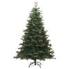 vidaXL Albero di Natale artificiale con 300 LED Verde 180 cm