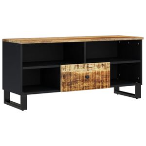 vidaXL Mobile TV 100x33x46cm Legno Massello Mango e Legno Multistrato