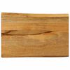 vidaXL Piano per Tavolo 60x40x3,8cm Bordi Vivi in Legno Massello Mango