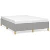vidaXL Giroletto senza Materasso Grigio Chiaro 140x200 cm Tessuto