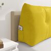 vidaXL Cuscino per Schiena Giallo 100 x 24 x 50 cm Velluto