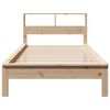 vidaXL Letto Libreria senza Materasso 90x200 cm Legno Massello Pino