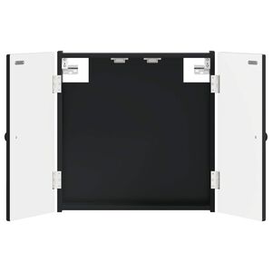 vidaXL Armadio per Dartboard BREDA Nero 52,5 x 10,5 x 53,5 cm