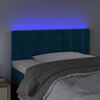 vidaXL Testiera a LED Blu scuro 90x5x78/88 cm in Tessuto