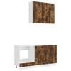 vidaXL Unit&agrave; Cucina KALMAR 5 pz Rovere Fumo Legno ingegnerizzato