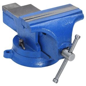 vidaXL Morsa da Banco Blu 150 mm in Ghisa