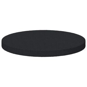 vidaXL Pannelli per Piedi di Mobili 2 pz Nero &Oslash; 30 x 2 mm EVA