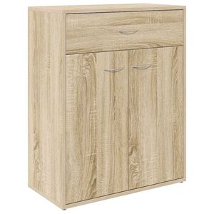 vidaXL Credenza Rovere Sonoma 60x30x75 cm in Legno Multistrato