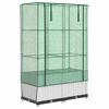 vidaXL Letto Rialzato con Copertura Serra Effetto Rattan 80x40x138 cm