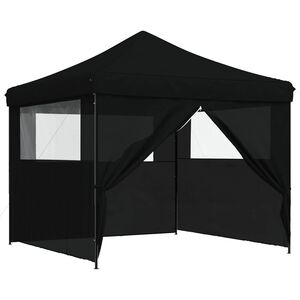 vidaXL Tenda Party Nero 292 x 292 x 315 cm Tessuto Oxford