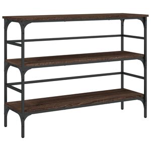 vidaXL Tavolino Consolle Rovere Marrone 100x32x75 cm Legno Multistrato
