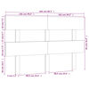 vidaXL Testiera per Letto Grigia 204x3x81 cm in Legno Massello di Pino