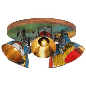 vidaXL Lampada da Soffitto 25 W Multicolore 50x50x25 cm E27