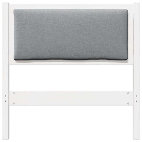 vidaXL Testiera Altro Bianco 75 cm Legno di pino massello