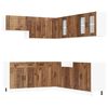 vidaXL Set Mobili da Cucina 11 pz Kalmar Legno Vecchio in Truciolato
