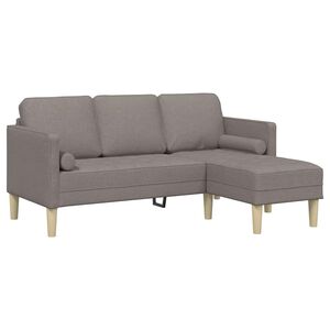 vidaXL Set di divani Talpa 173 x 131 x 67 cm Poliestere