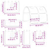 vidaXL Letto a Soppalco con Tunnel Bambini Rosa 90x200cm Massello Pino