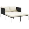 vidaXL Lettino da Sole 2-persona Antracite 115 x 153 x 69.5cm Acciaio