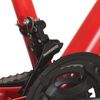 vidaXL Mountain Bike 21 Speed 26" Ruote 36 cm Rosso