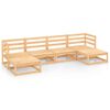 vidaXL Set Divani da Giardino 6 pz in Legno Massello di Pino