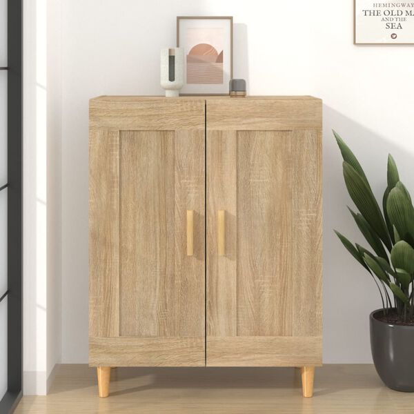 vidaXL Credenza Rovere Sonoma 69,5x34x90 cm in Legno Multistrato
