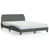 vidaXL Giroletto Dover Grigio Scuro 137x190 cm in Tessuto