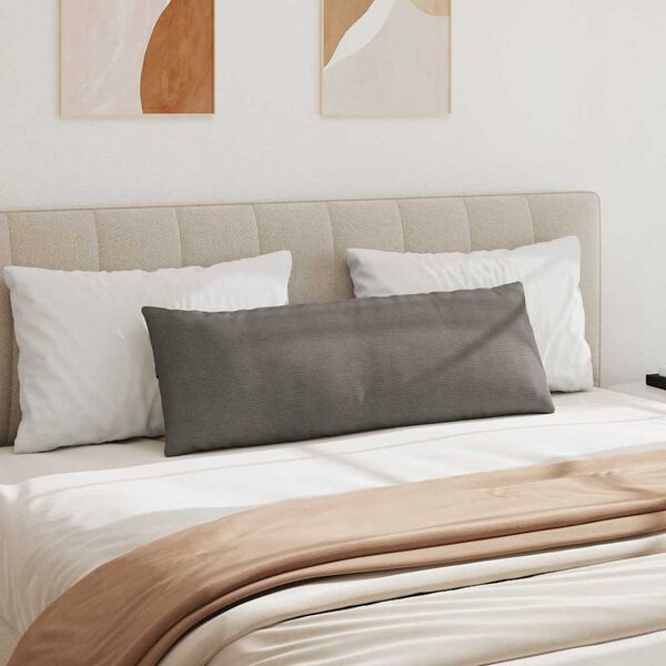 vidaXL Cuscini da Divano 2 pcs Grigio chiaro 120 x 40 cm