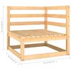 vidaXL Set Divani Giardino 14 pz con Cuscini in Legno Massello di Pino