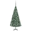 vidaXL Albero di Natale Preilluminato con Palline Verde 500 cm
