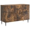 vidaXL Credenza Rovere Fumo 89 x 34,5 x 60 cm Legno ingegnerizzato