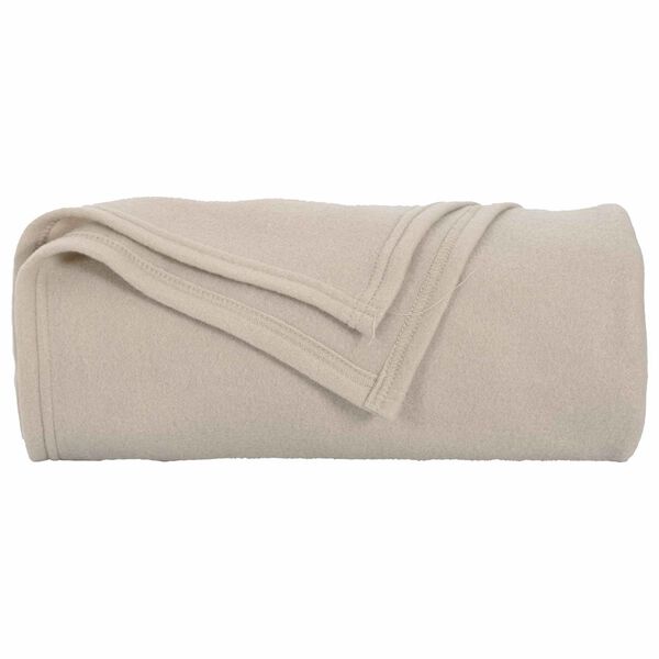 vidaXL Coperte da Pile 24 pcs Beige 240 x 220 cm Panno