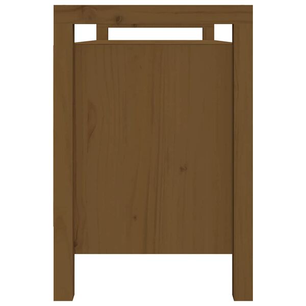 vidaXL Panca da Ingresso Ambra 110x40x60 cm in Legno Massello di Pino