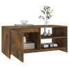 vidaXL Tavolino da Salotto Rovere Fumo 102x50x45 cm Legno Multistrato