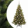 vidaXL Albero di Natale artificiale con palline 180 cm 300 LED