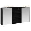 vidaXL Set di Armadi da Bagno 3 pz 126 x 16 x 62.5 cm