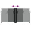 vidaXL Tenda da Sole Laterale Retrattile Antracite 120x1000 cm