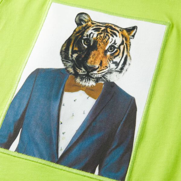 Maglietta da Bambino a Maniche Corte Lime 140