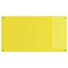 vidaXL Rivestimento da Cucina 2 pcs Giallo 110 x 60 cm vetro temperato