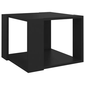 vidaXL Tavolino da Salotto Nero 40x40x30 cm in Legno Multistrato