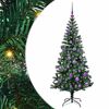 vidaXL Albero di Natale artificiale con luci integrate Verde 150 cm