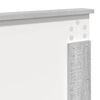 vidaXL Testiera Grigio Sonoma 200 cm Legno multistrato
