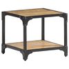 vidaXL Tavolino da Salotto 40x40x36 cm Legno Massello di Mango Grezzo