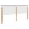 vidaXL Testiera con testiera Rovere Sonoma 200 cm Legno multistrato