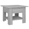 vidaXL Tavolino da Salotto Grigio Sonoma 55x55x42 cm in Truciolato