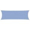vidaXL Telo Ombra Blu e Bianco 2 x 6 m HDPE