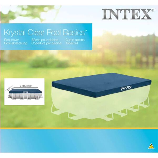 Intex Copertura per Piscina Rettangolare 390x180 cm