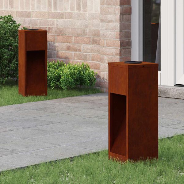 vidaXL Lucina LED Solare da Percorso 2 pcs Bronzo