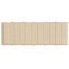 vidaXL Cuscino per Lettino Beige 180x60x4 cm in Tessuto Oxford
